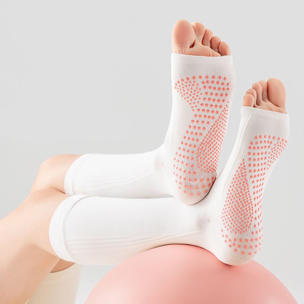 Sports Socks - Professionelle Yoga-Socken mit offener Zehenpartie für