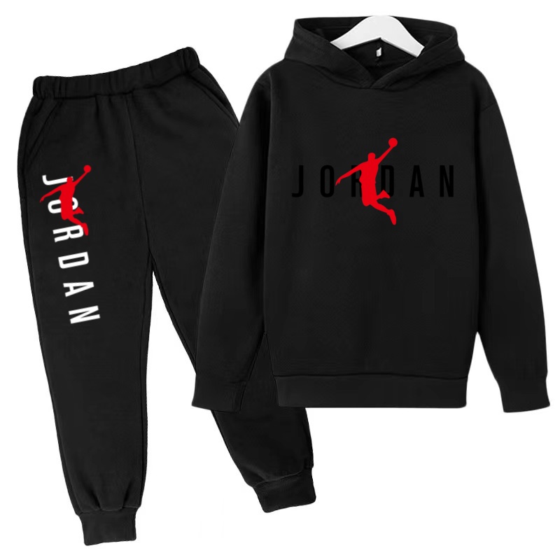 Running Gear Kids - Kinder-Hoodie Fitness-Laufkleidung Sweatshirt+Hose Jungen Mädchen Kleinkind