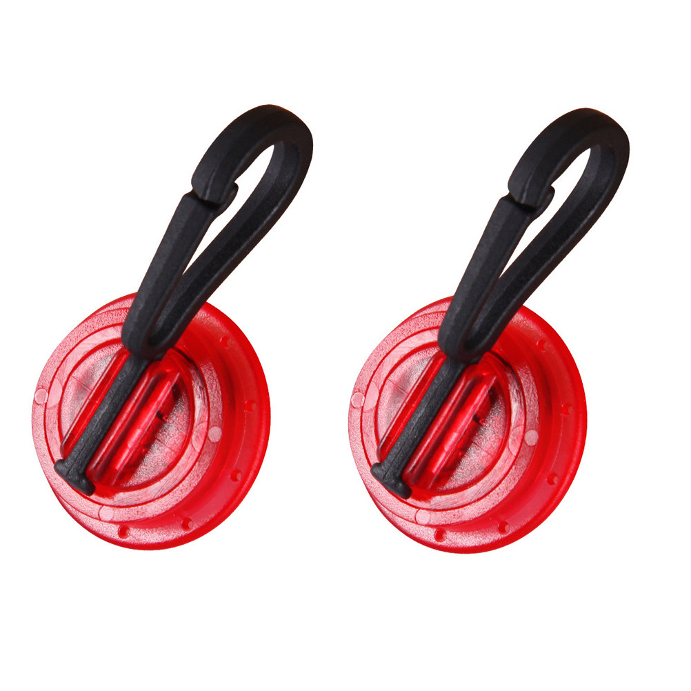 Running Visibility Gear - 2 Stück wasserdichte LED-Rucksackleuchte mit Clip,