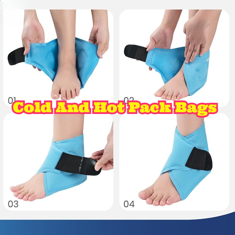 Ankle Brace - Weiche Gel-Knöchelkompresse für Kalt- und Wärmetherapie,