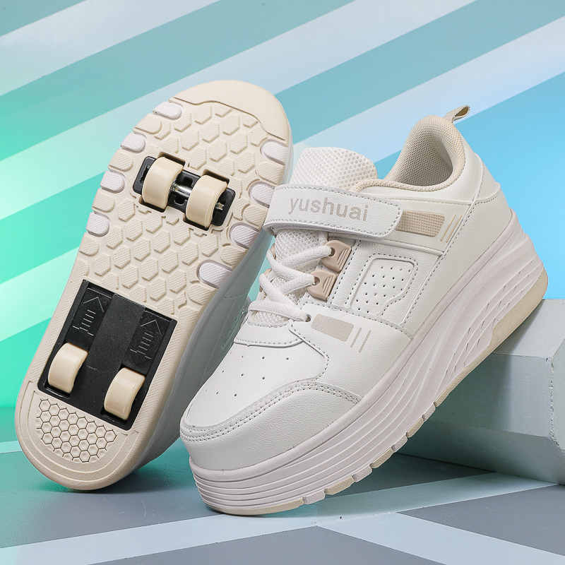 Running Shoes Men - Vier-Rad-Rollschuhe für Jungen, unsichtbare, automatische Vier-Rad-Rollschuhe