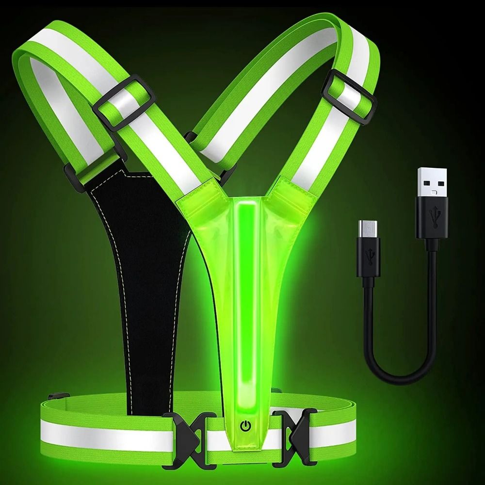 USB-Aufladbare LED-Reflektorwe – Running Visibility Gear Bewertung und Preis