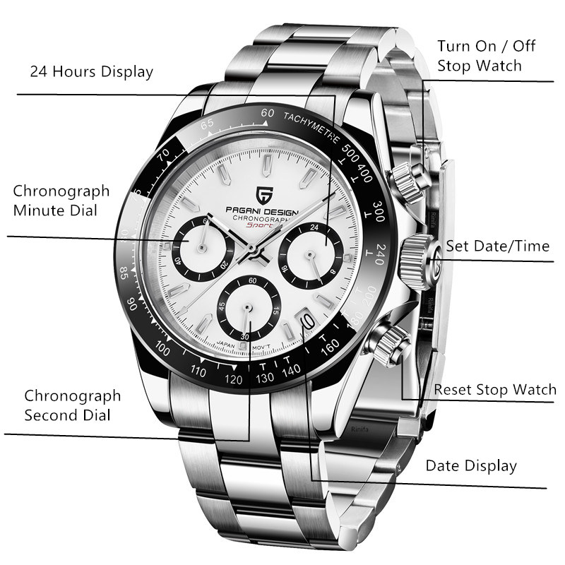 PAGANI DESIGN Chronograph-Stop – Running Watch Bewertung und Preis