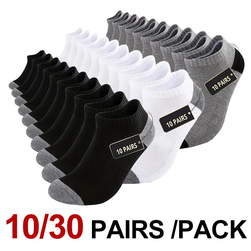 10/30 Paar neutrale, einfarbig – Sports Socks Bewertung und Preis
