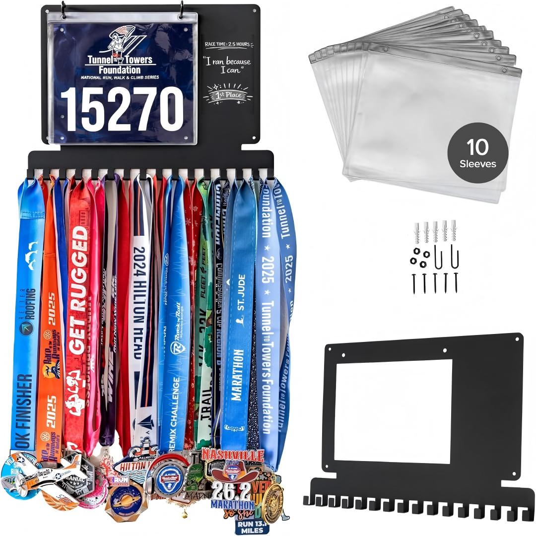 Medaillenhalter zur Wandmontag – Race Bib Bewertung und Preis